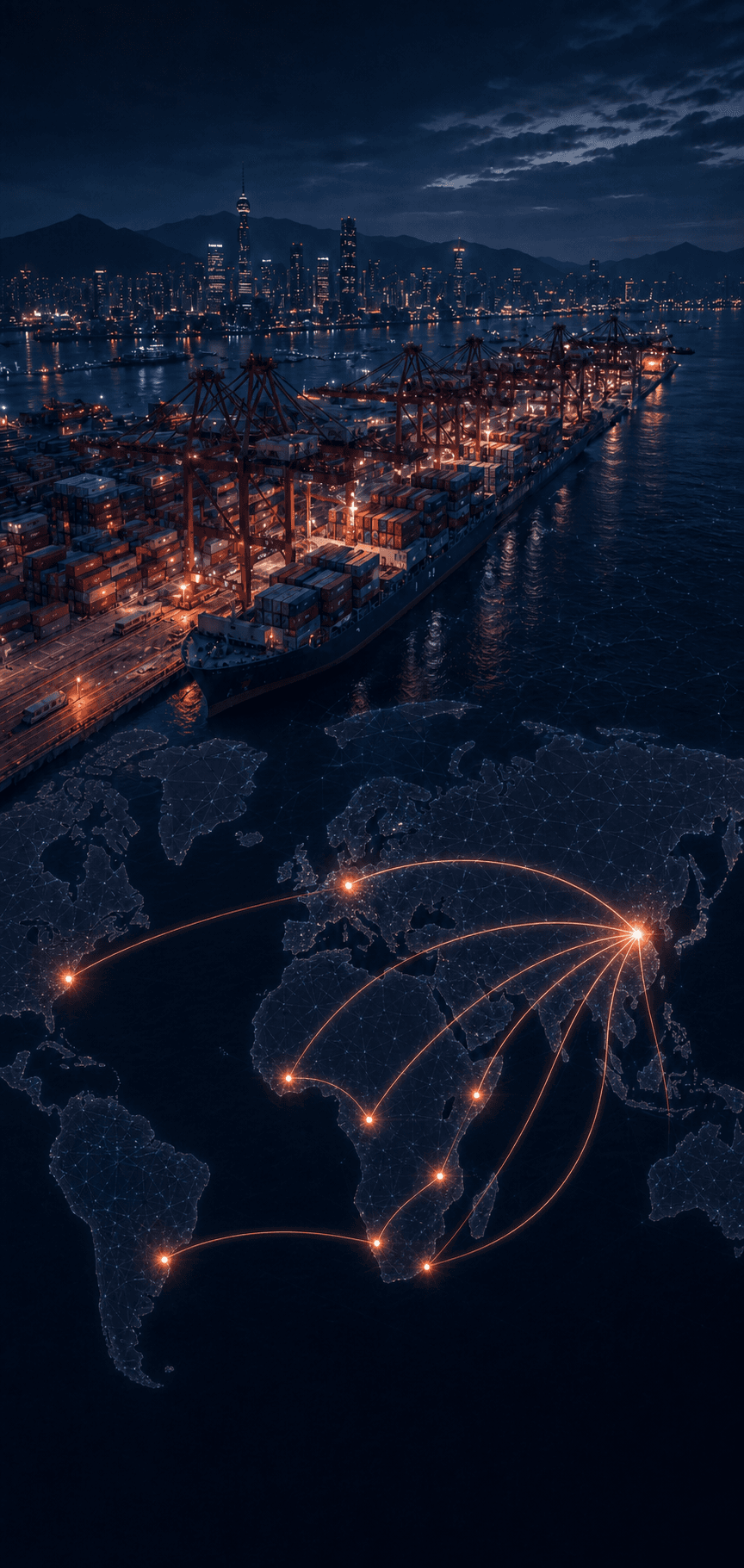 JIAWODE marketplace connecting independent trade and logistics providers across global markets
